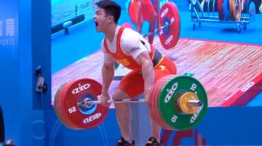 Chinese Weightlifter Shi Zhiyong