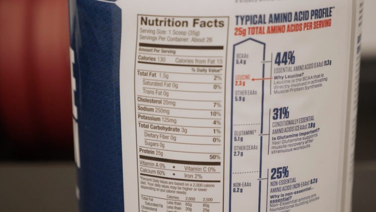 dymatize casein nutrition info