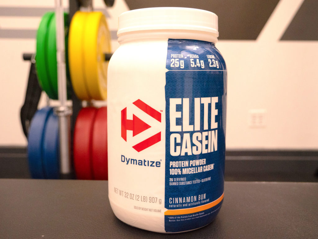 dymatize elite casein tub