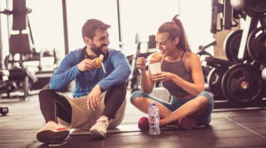 eating sugar in gym