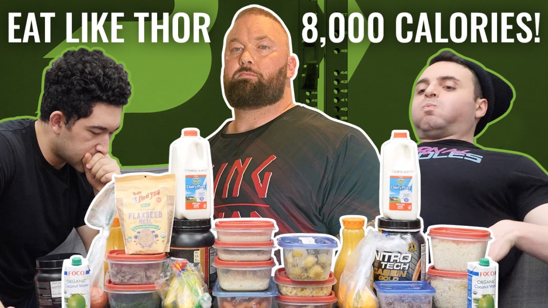 We Tried To Eat Hafthor Bjornssons Normal 8000 Calorie Training Diet Barbend