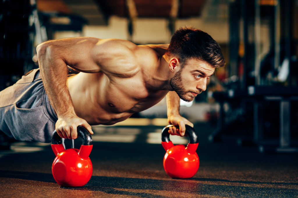 Kettlebell Push Up