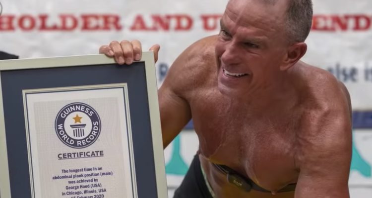 George Hood Plank World Record