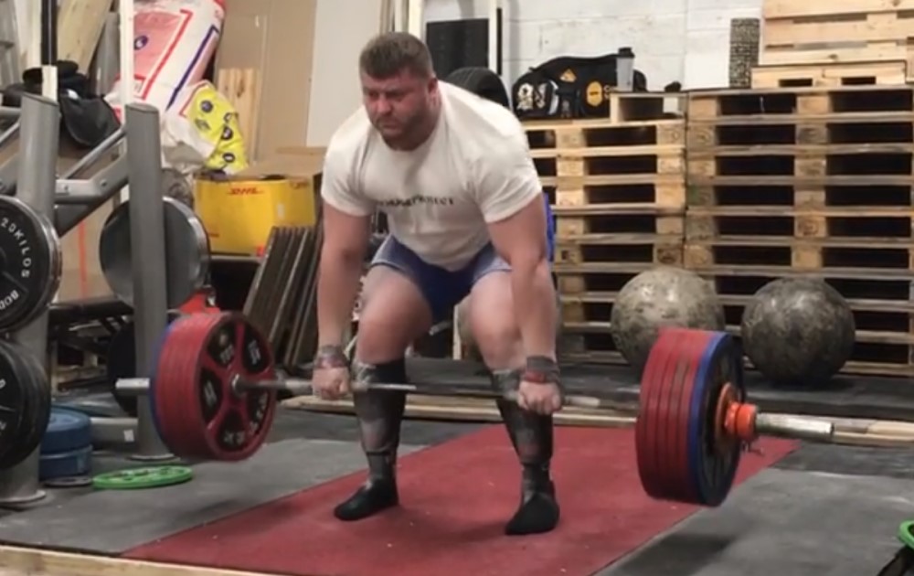 Luke Richardson Deadlifts 320kg 705lb For 10 Reps Beltless Barbend