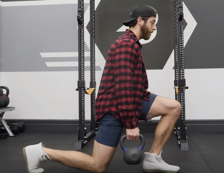 Offset Grip Split Squat