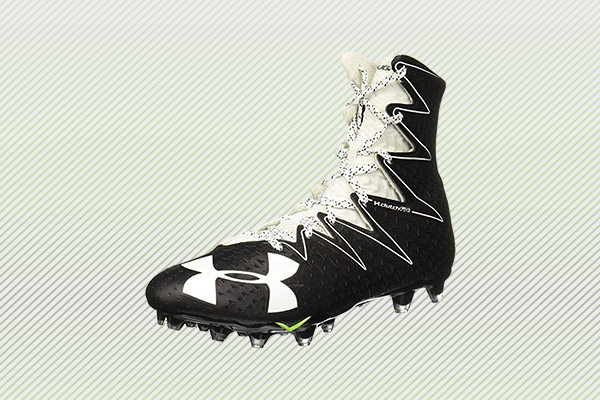 white high top football cleats