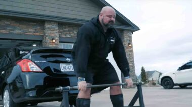 Brian Shaw Car Deadlift