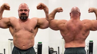Brian Shaw Front Double Bicep