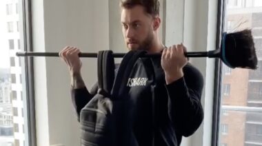 Chris Bumstead Broomstick Barbell