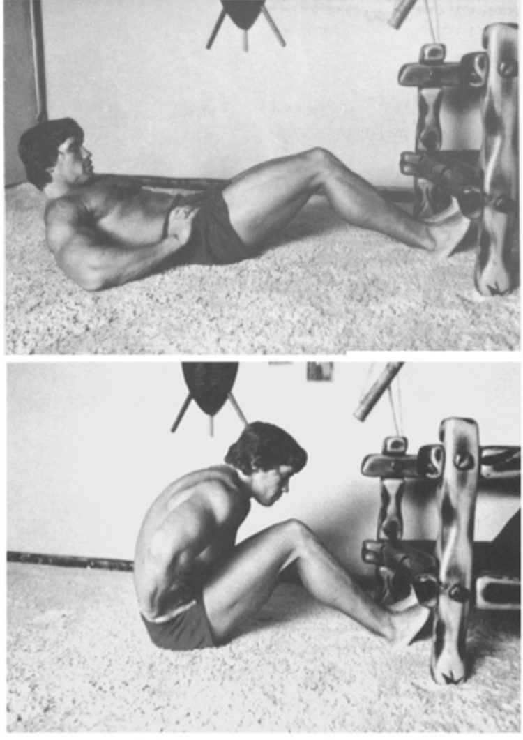 arnold schwarzenegger sit up