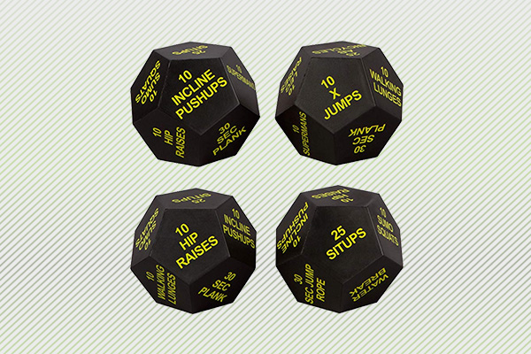  STOFINITY Exercise Dice for Workouts - Wooden Workout