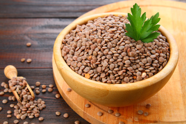 dry lentils