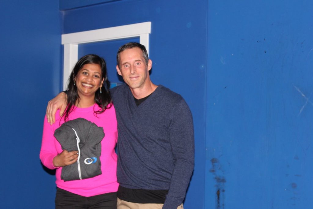 Ranjini Rajasingham (left) and Andrew Swartz