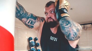 Eddie Hall Boxing