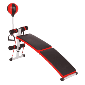 Tfwalog Adjustable Incline Curved Sit-Up Bench Board