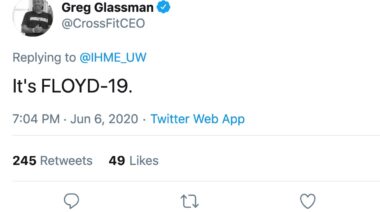 Greg Glassman Tweet