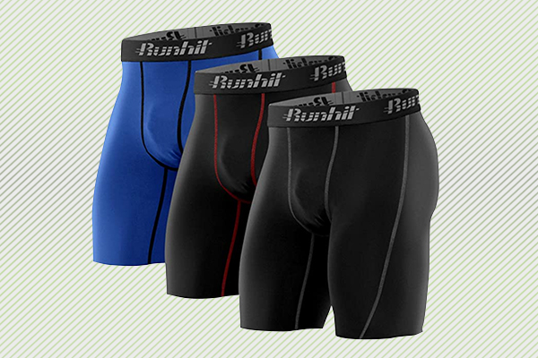  Holure Mens 3 Pack Sport Compression Shorts Mens