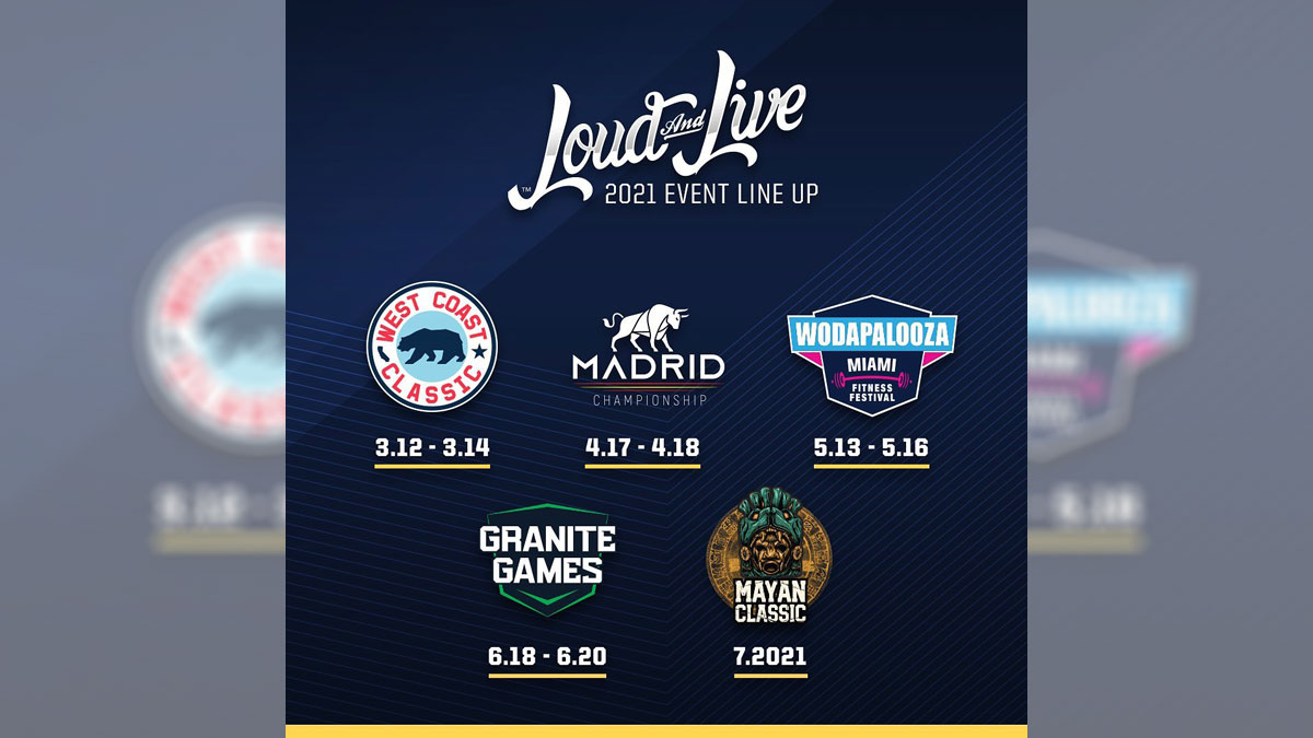 Loud and live sports avan a e anuncia datas para os eventos em 2021
