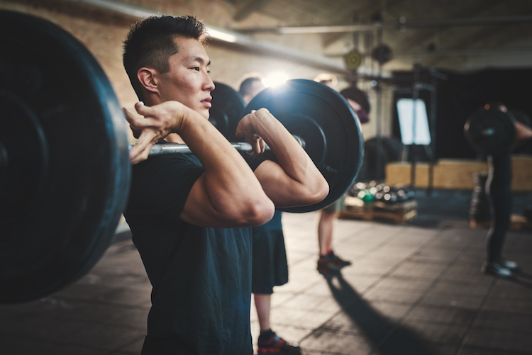 asian man crossfit