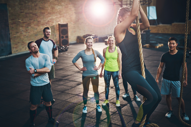 crossfit rope climb