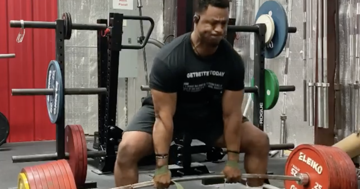 Jamal Browner Deadlifts Humongous 455kg/1,003lb BarBend