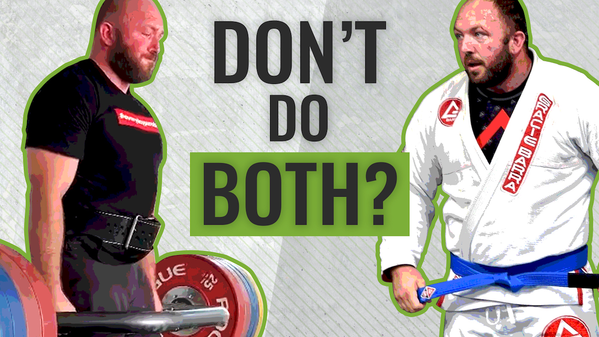 balancing bjj and weight training