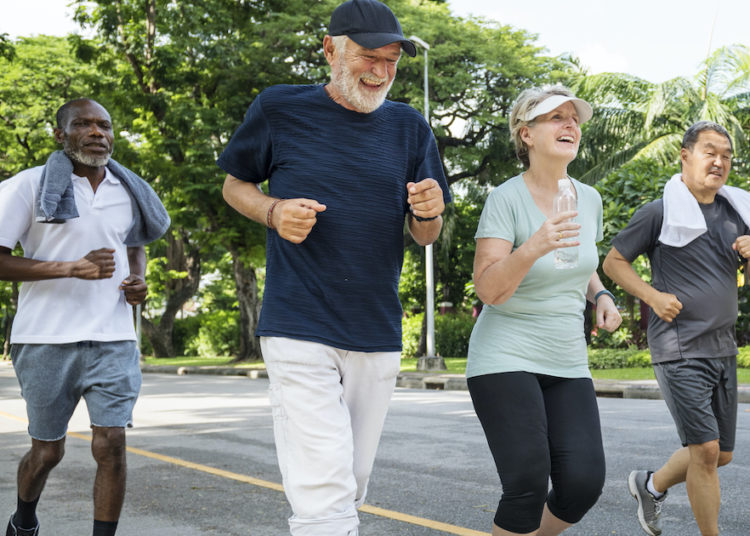 Seniors Running