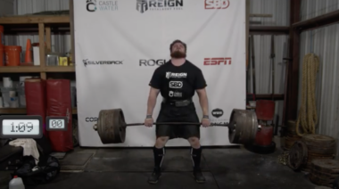 Trey Mitchell deadlift world's ultimate strongman