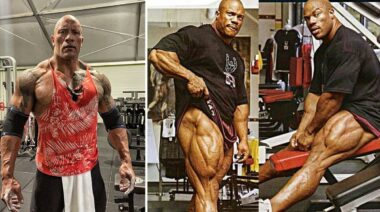 Phil Heath and The Rock