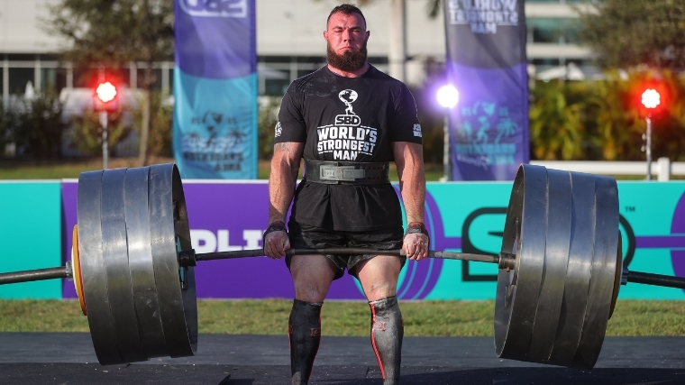 Oleskii Novikov partial deadlift