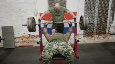 Julius Maddox Bench Pressing