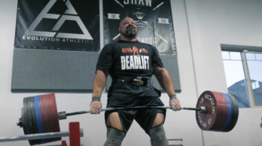 Brian Shaw 1,091-pound Deadlift