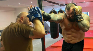 Eddie Hall Boxing