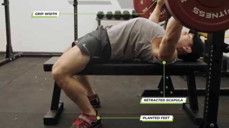 how to bench press 3 plates