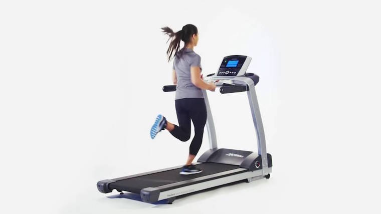 Running on the T3 treadmill