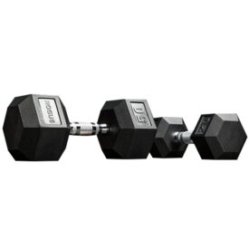 Rubber Hex Dumbbells