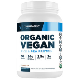 Transparent Labs Vegan Protein for Organic Formula