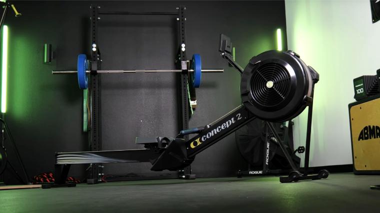 The Concept2 RowErg in the BarBend gym.