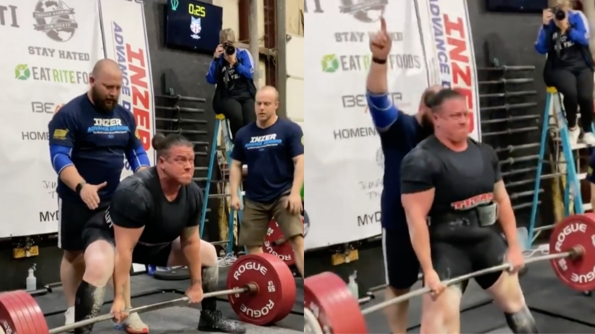 Powerlifter Jessica Springer (90+KG) Deadlifts AllTime World Record