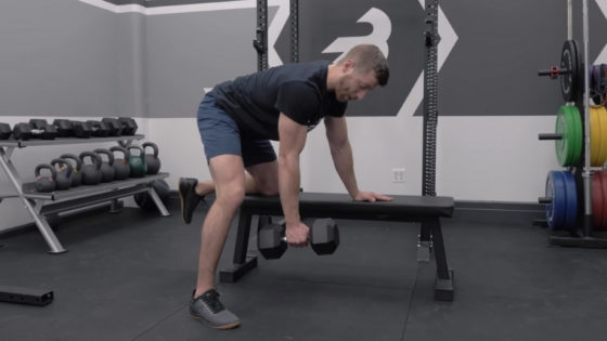 How To Do The The Single-arm Dumbbell Row 