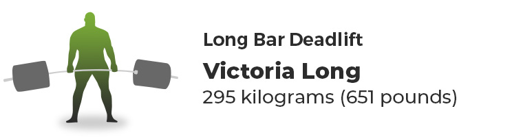 Victoria Long Long Bar Deadlift