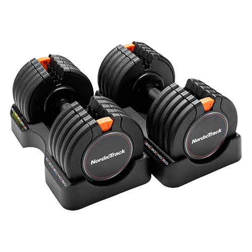 NordicTrack 55-Pound Select-A-Weight Dumbbell Set