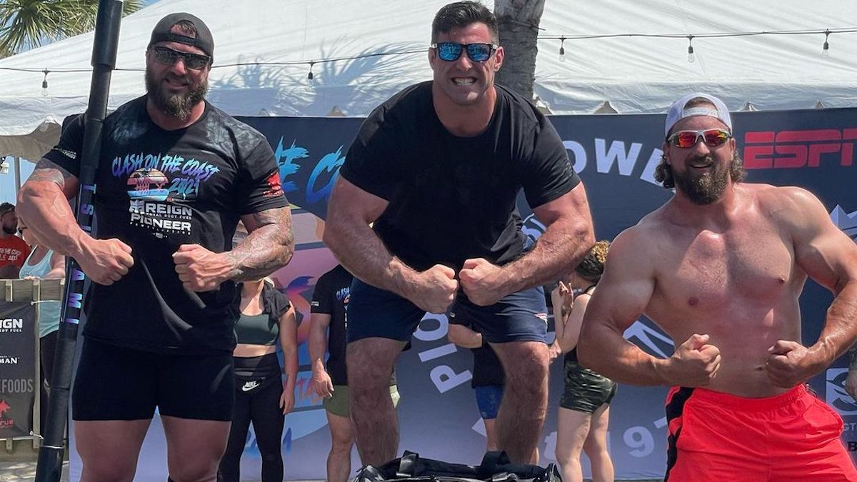 U105KG Strongman Nicolas Cambi Claims Victory at the 2021 Clash on the  Coast | BarBend