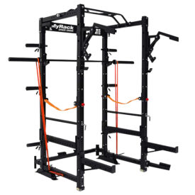 XGL Squat Rack Indoor Multifunction Sturdy Weight Lifting Holder Gym Equipment for Household 250Kg Max Load Adjustable Barbell Stand 