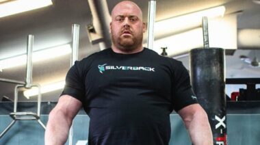 Rapper Action Bronson Trains With 2019 World's Strongest Man Martins Licis