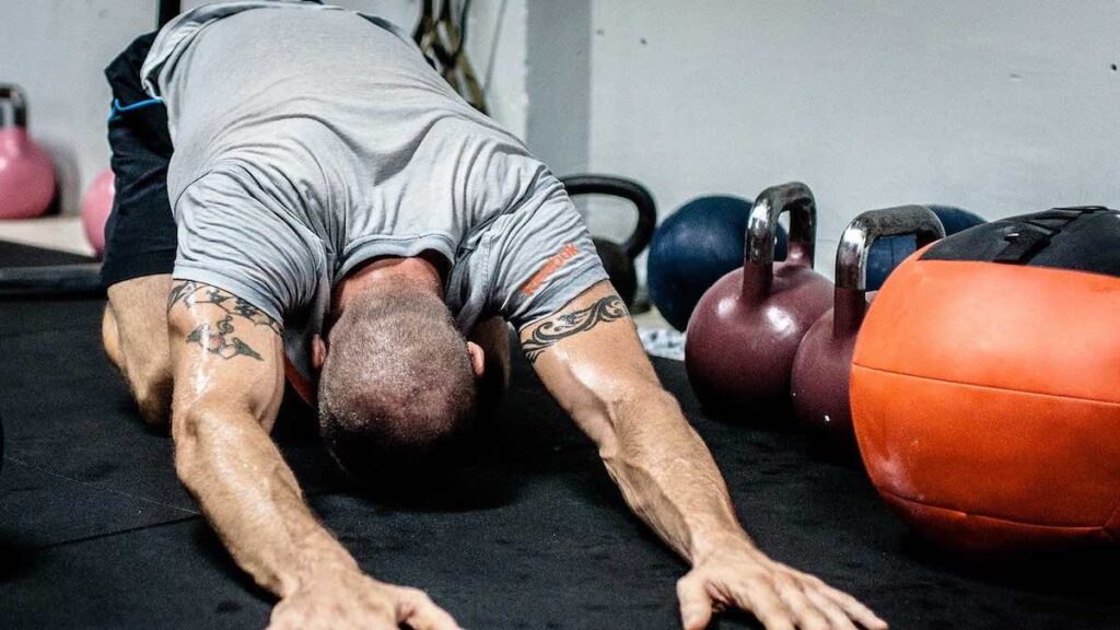 Stretch after training