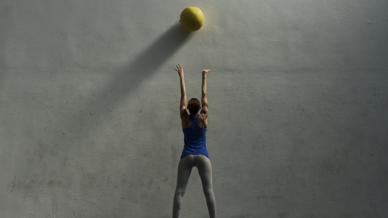 Wall Ball Exercise