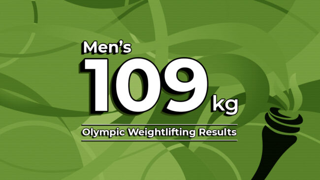 Men's 109kg 2020 Olympic Weightlifting Results