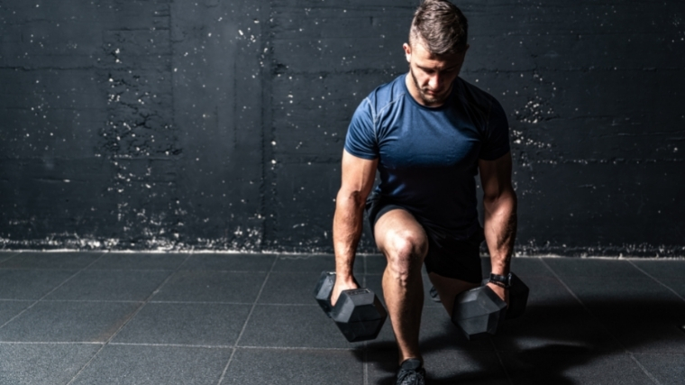 Man doing lunge