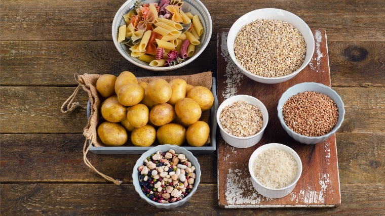 A spread of carbs